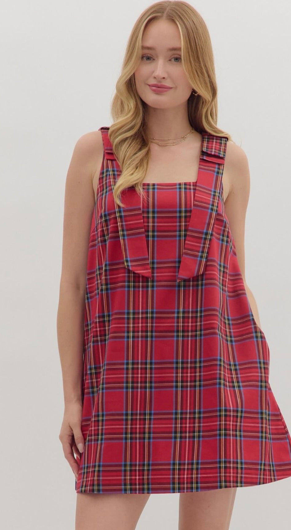 Christmas Bow Shift Dress