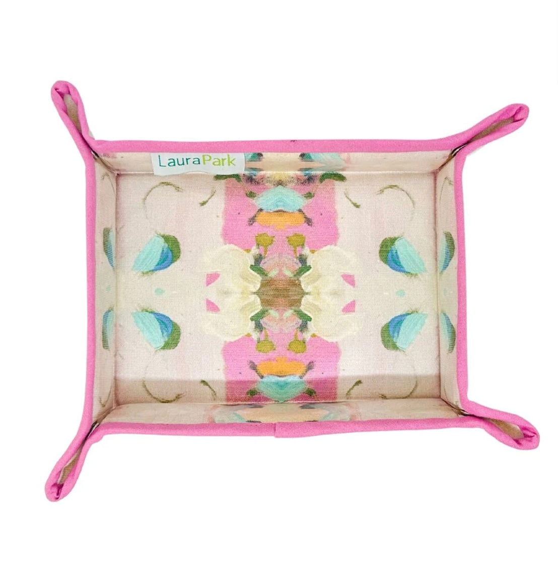 Monet Garden Pink Snap Tray