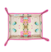 Monet Garden Pink Snap Tray