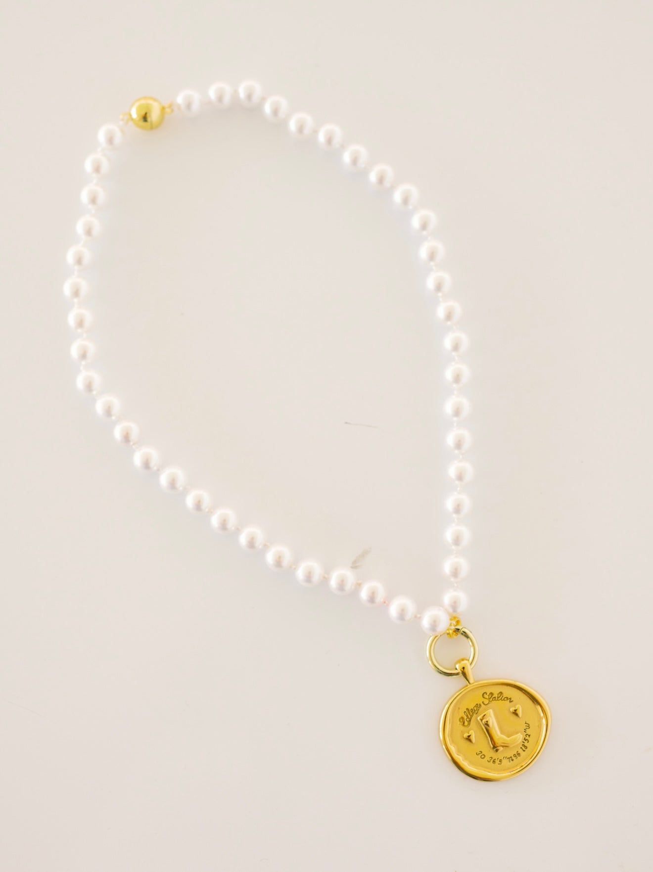 Pearl College Station Necklace