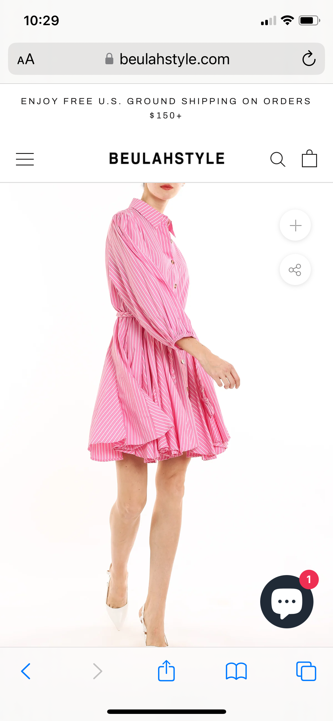Pink Stripe Dress