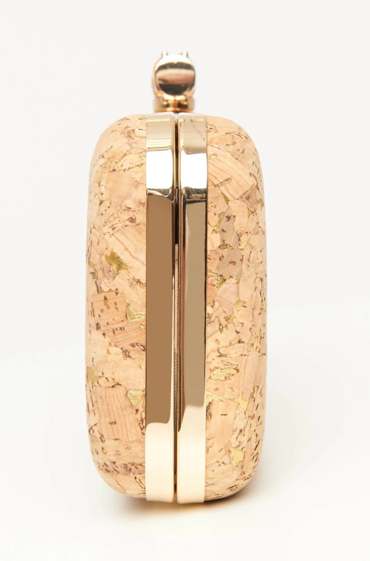Bamboo Clutch Gold