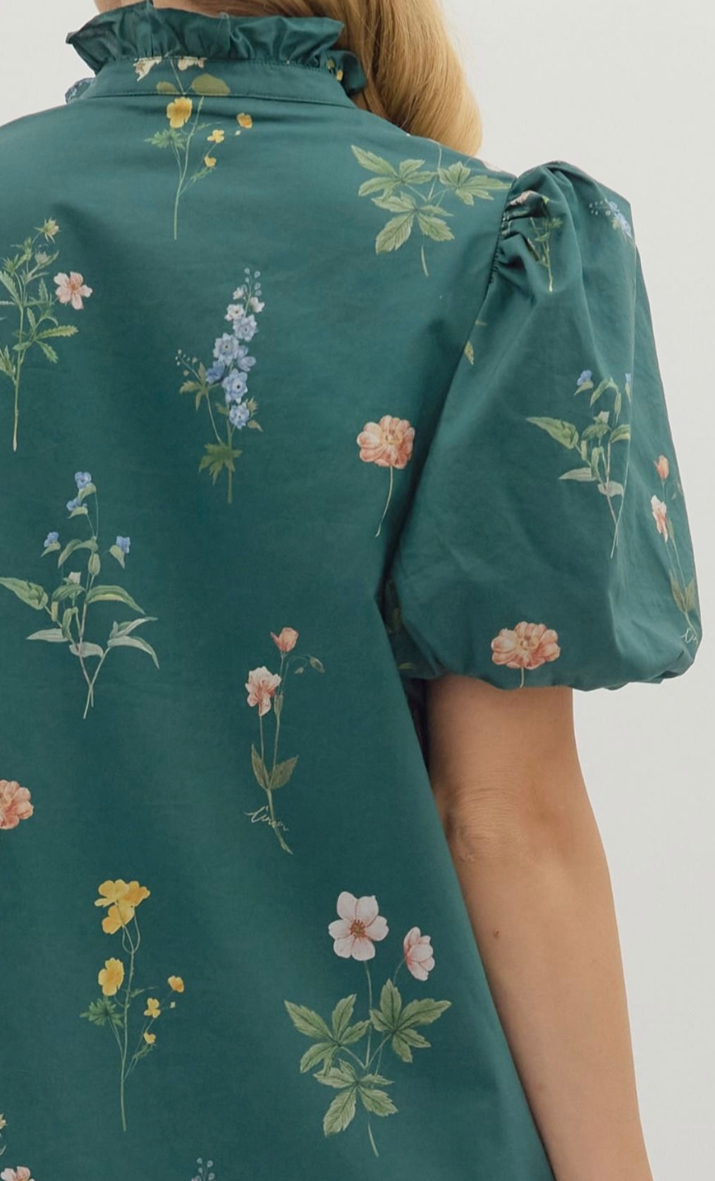 Fall Floral Mini Dress