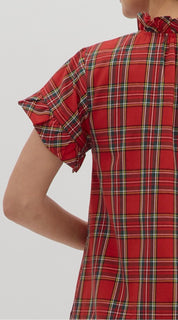 Merry Plaid Mini Dress