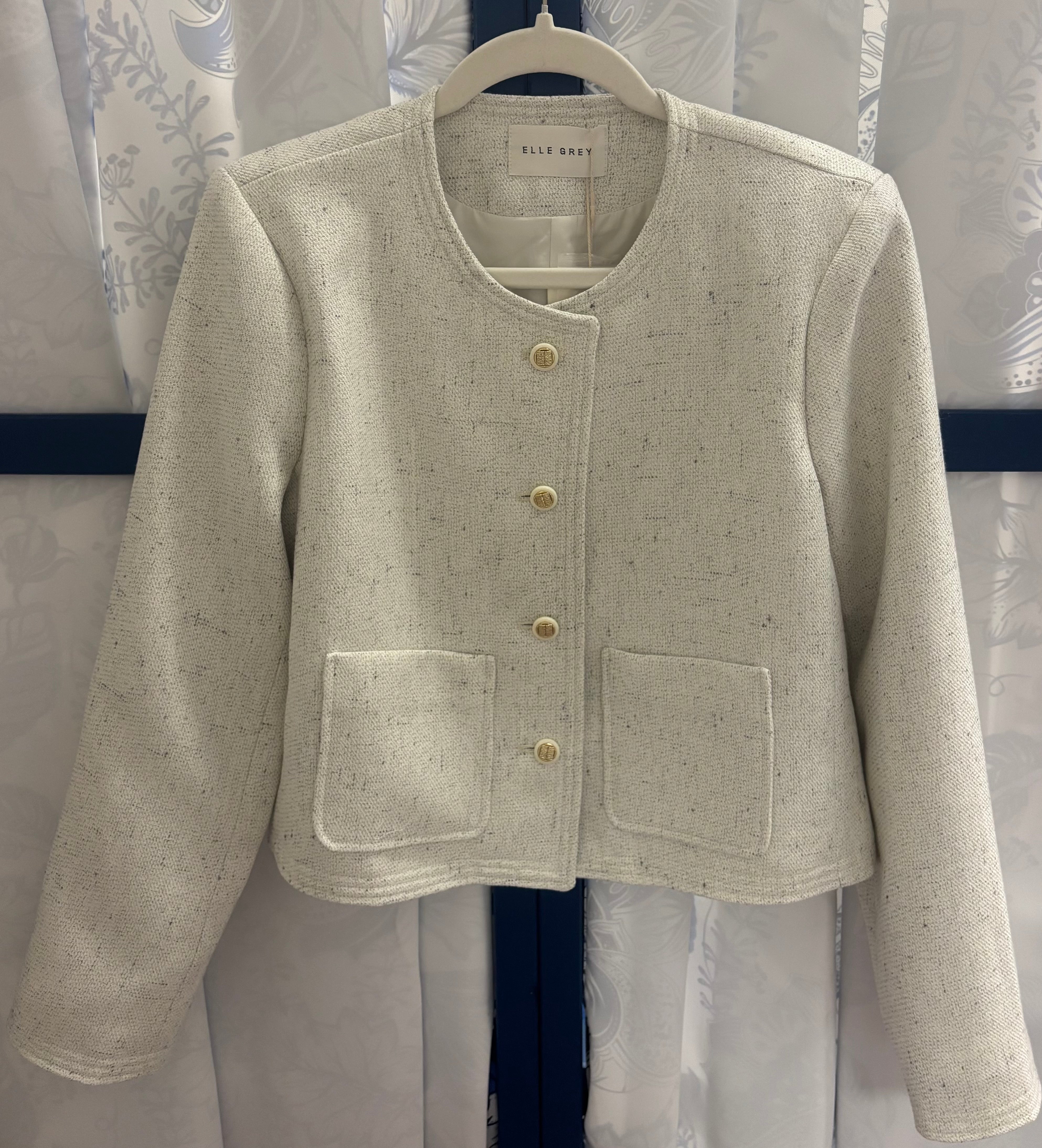 Cream Tweed Jacket