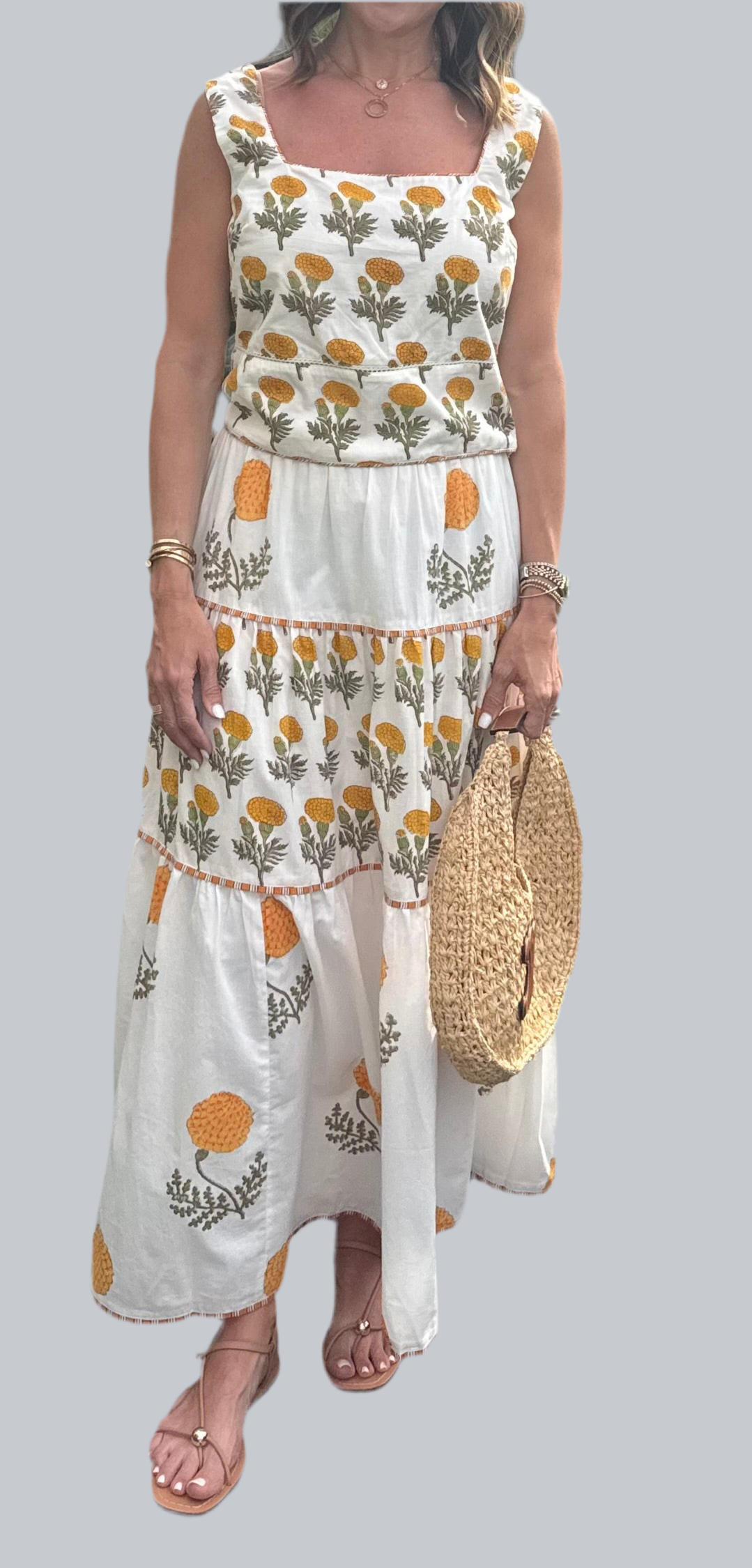 Drue Tiered Maxi Skirt