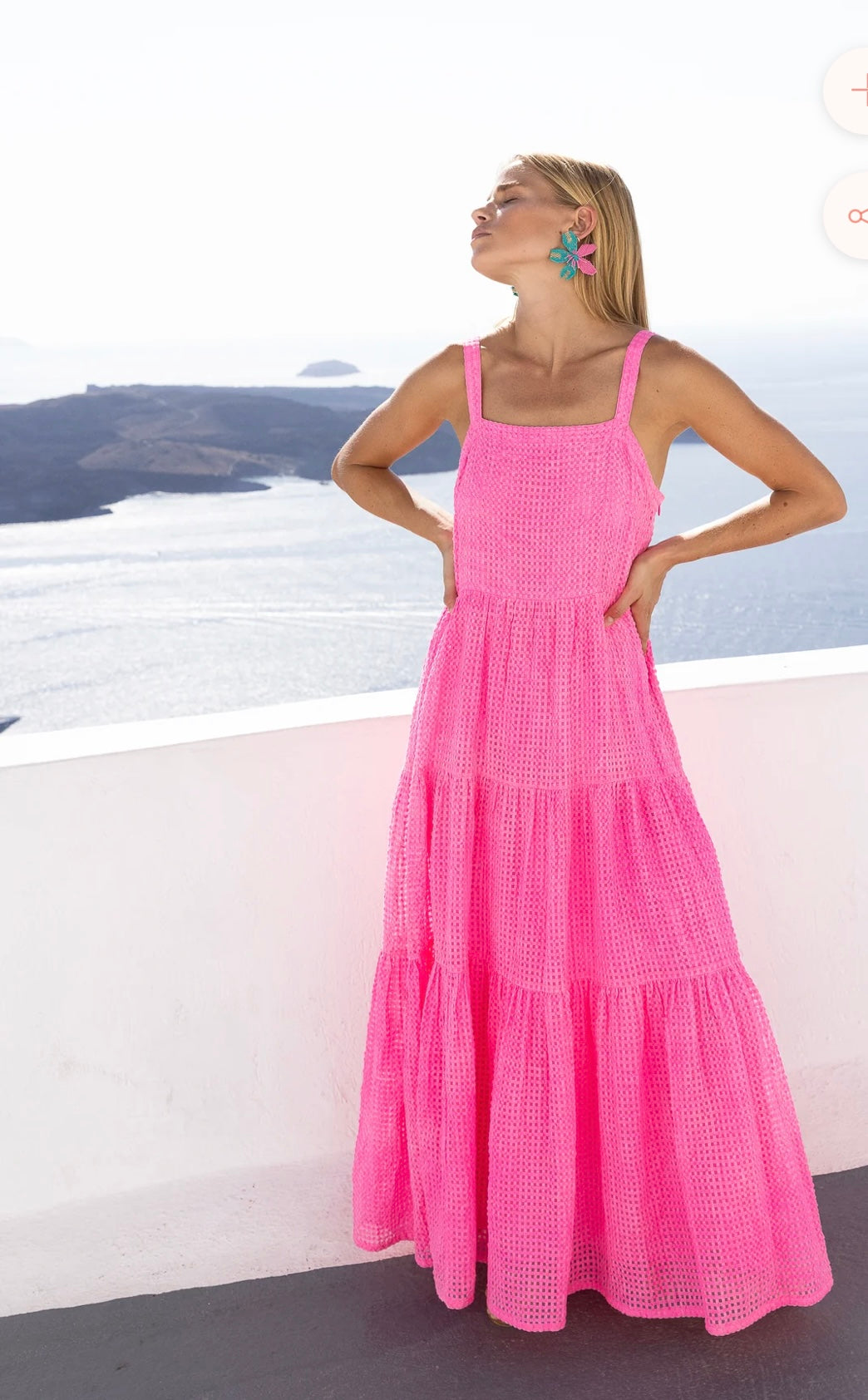 Pink Delray Maxi Dress