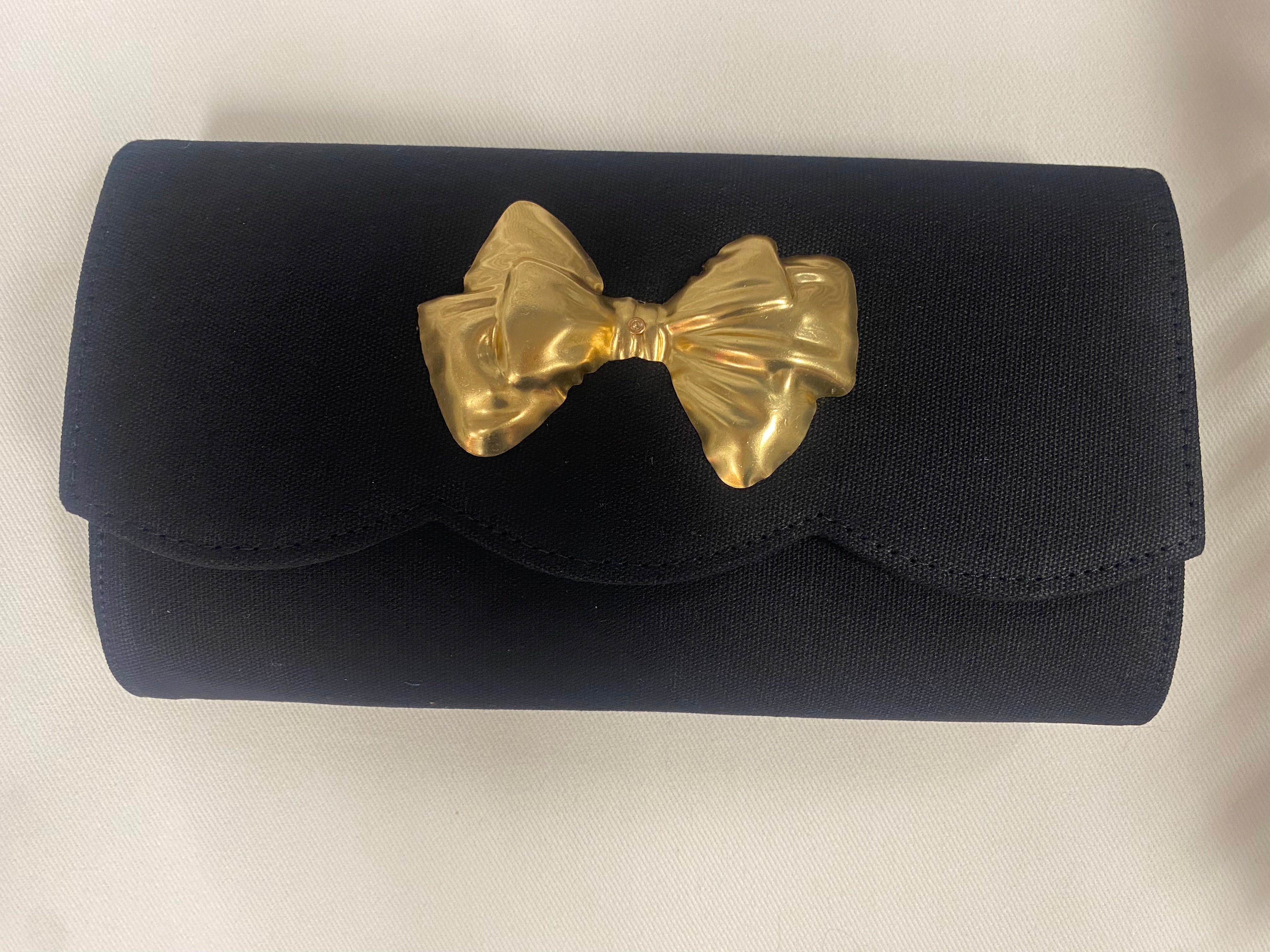 Gold Bow Clutch