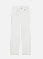 Sleek Straight White