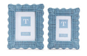 Blue Wicker Frame 4x6