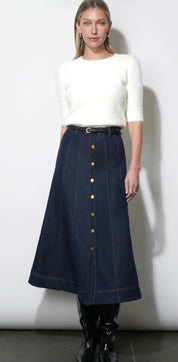 Denim Maxi Skirt