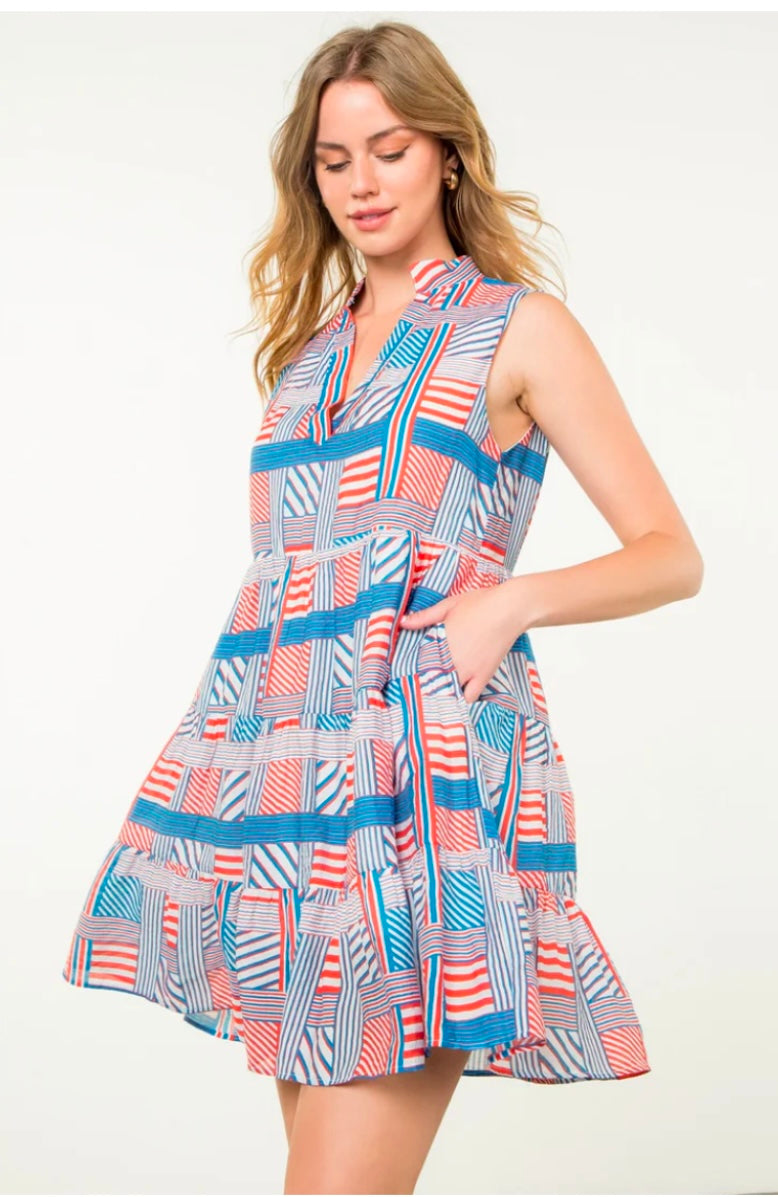 Striped Pattern Dress
