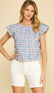 Cherry Print Top