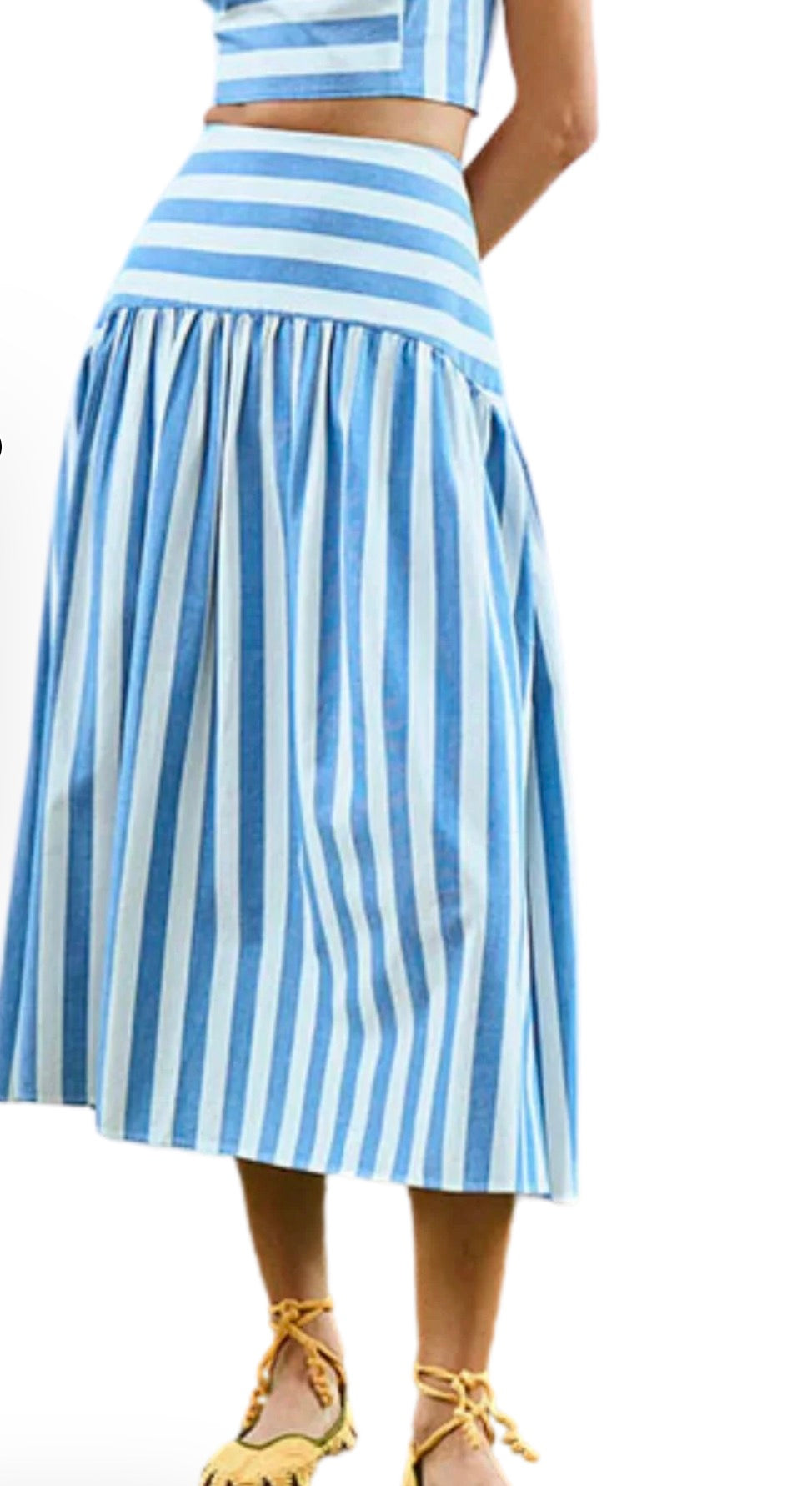 Alyssa Skirt Sailing Stripe