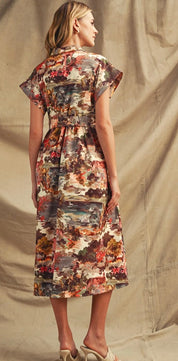 Cottage Garden Shirt Dress
