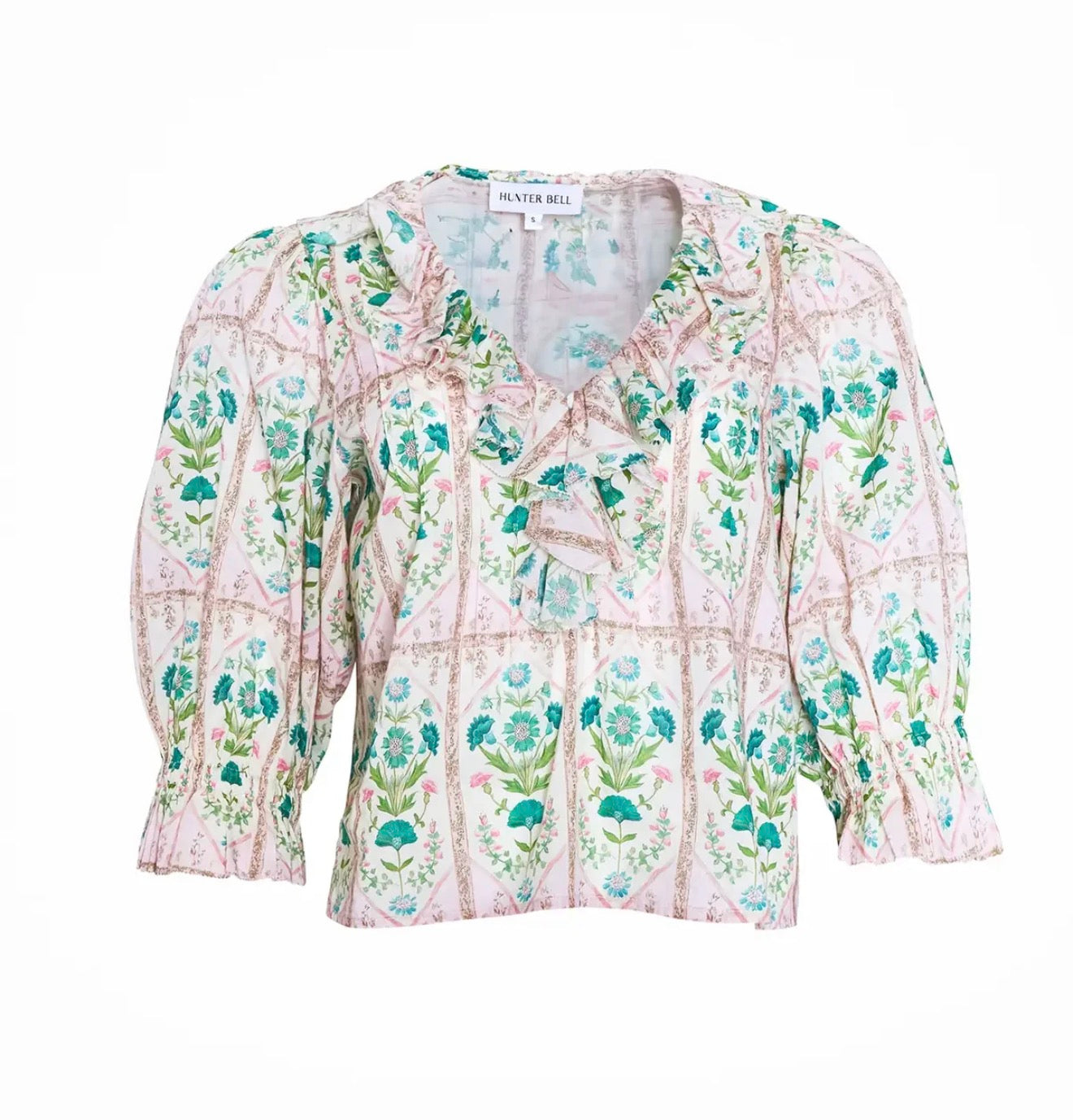 Pink Trellis Imogen Top