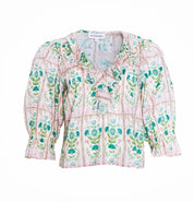 Pink Trellis Imogen Top