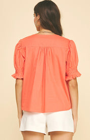 Sun Orange Top