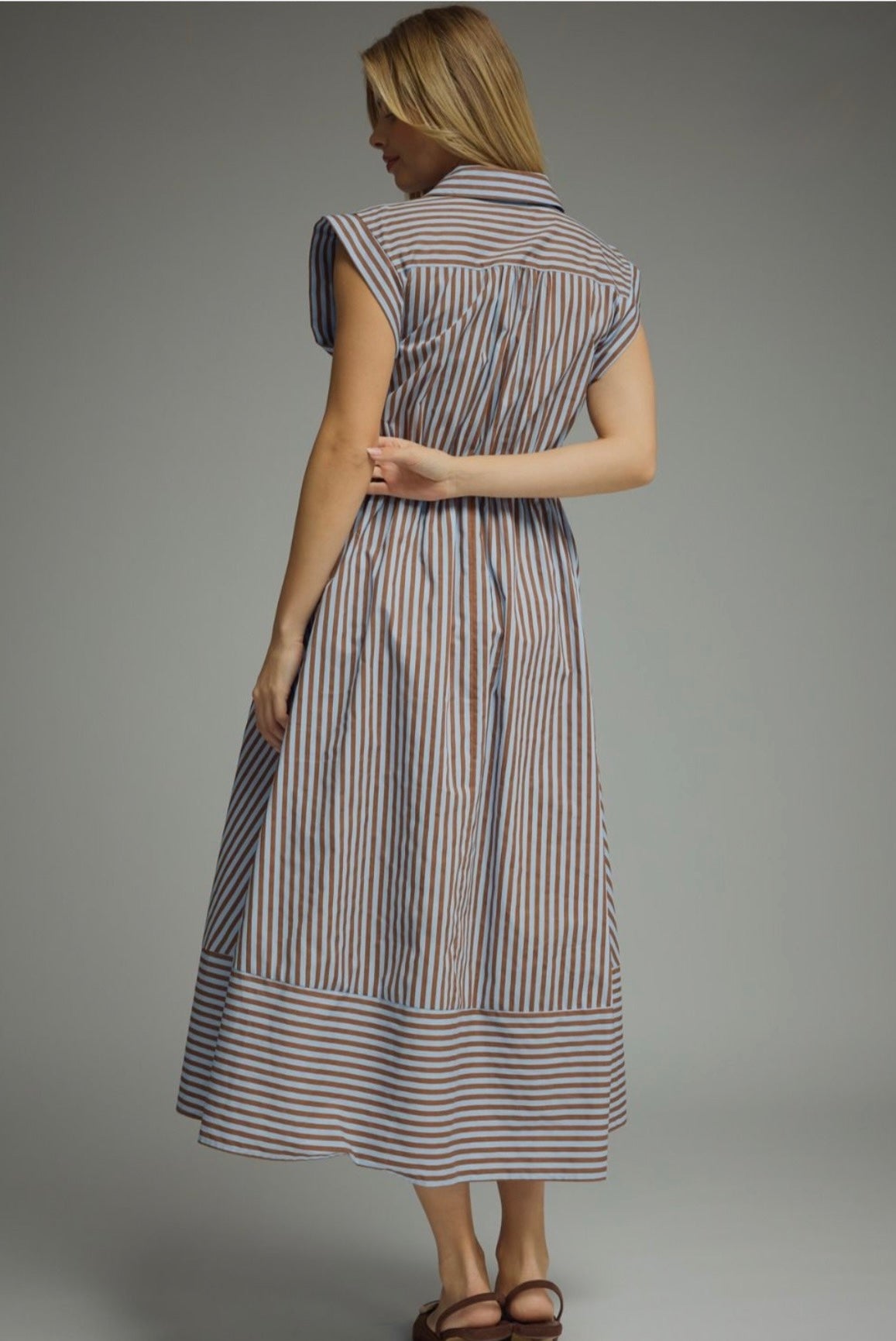 French Striped Dress