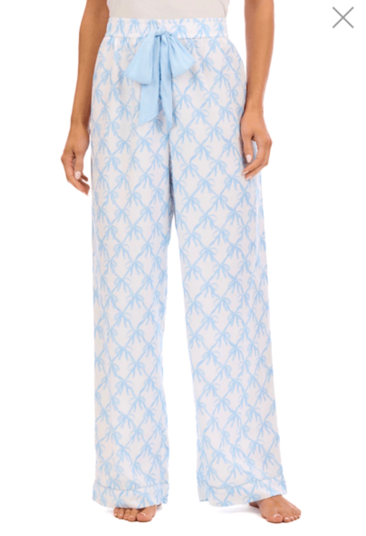 Blue Bow PJ Pants