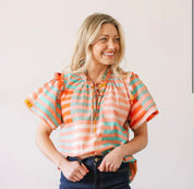 Apricot Colorful Gemma Top