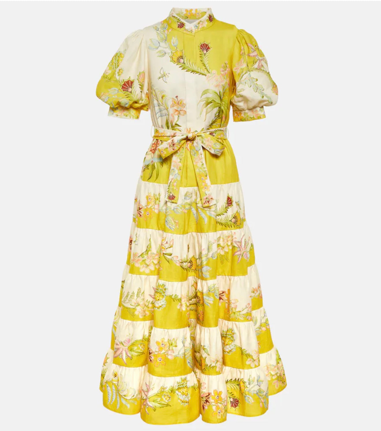 Yellow Floral Dress