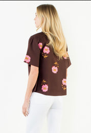 Pink Flower Top
