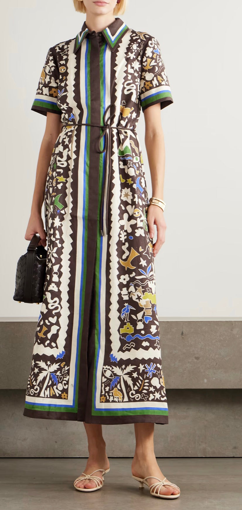 Coffee Ready Maxi Dress