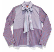 Bow Striped Shirt