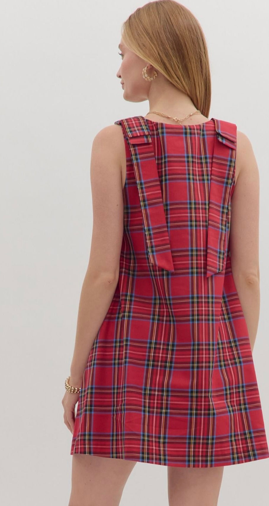 Christmas Bow Shift Dress