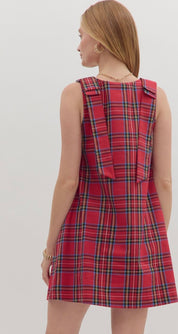 Christmas Bow Shift Dress