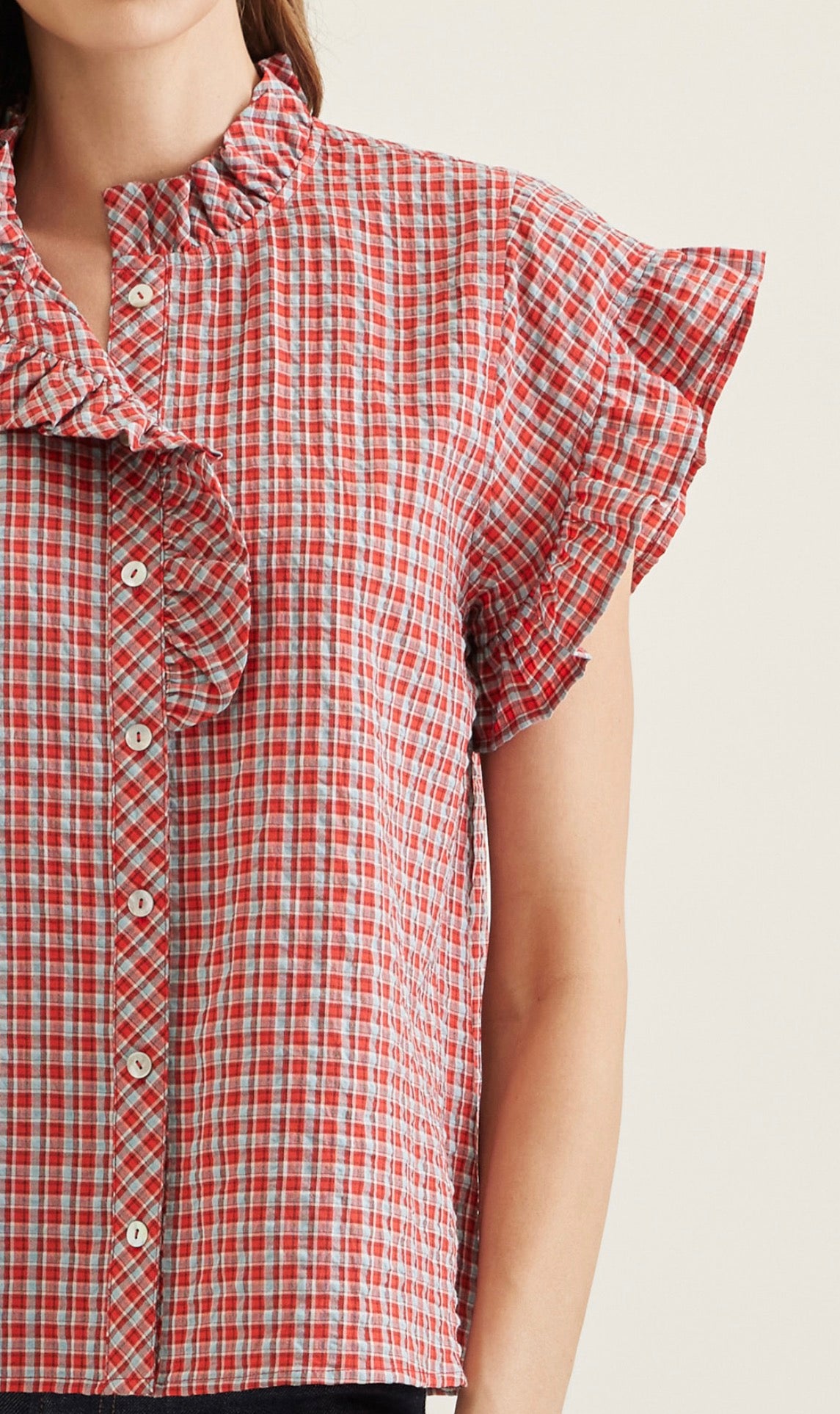 Liberty Plaid Top