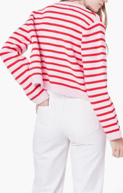 Striped Sweater Cardigan