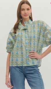 Floral Vines Top