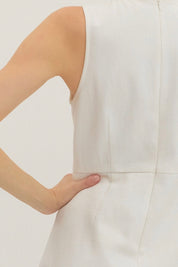 Preppy In White Dress