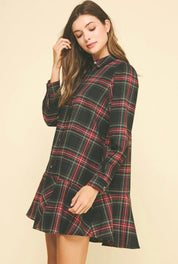 Black Tartan Dress