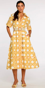 Collins Dress In Wicker