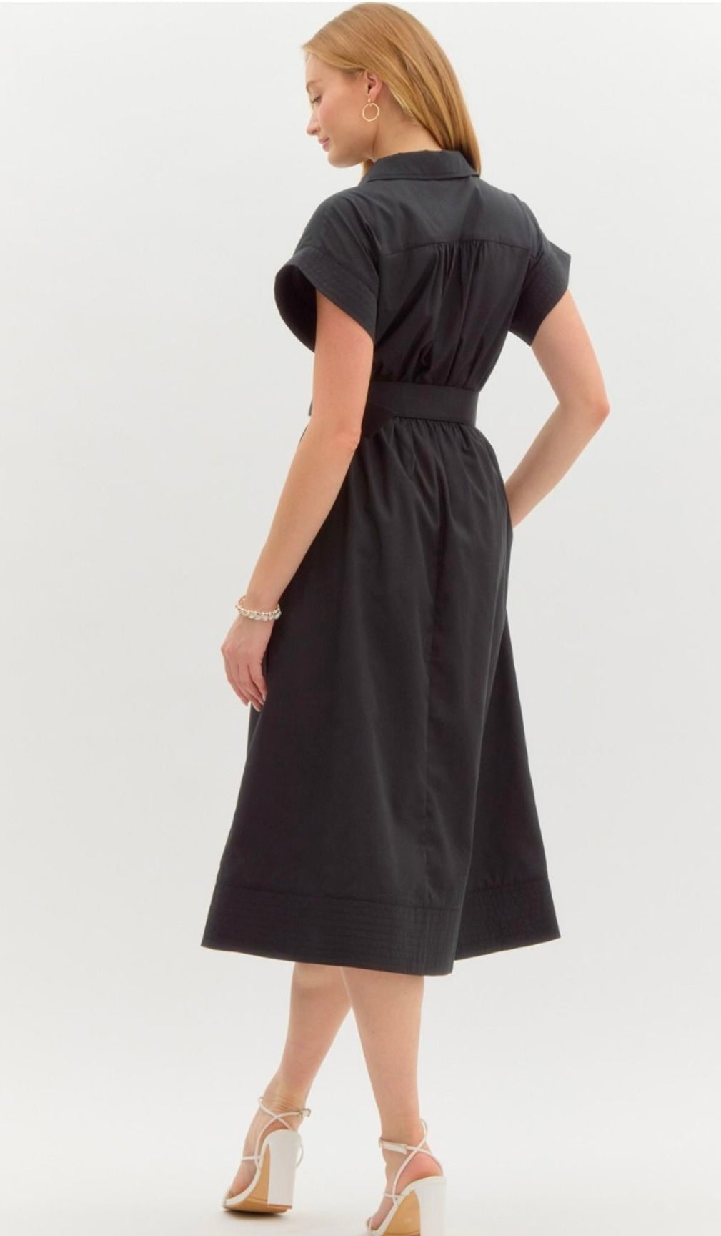Black Belted Dress