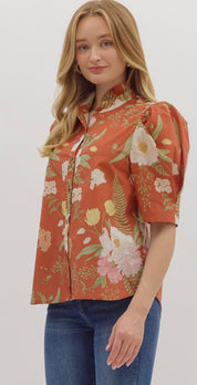 Sunset Bloom Top
