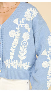 Floral Fancy Cardigan Top