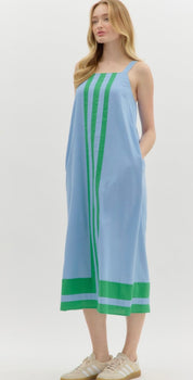 Blue\Green Kelly Dress