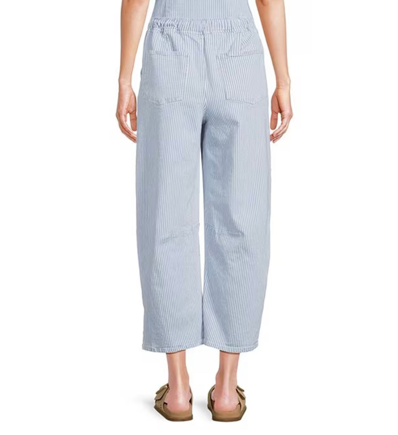 Striped Barrel Pant