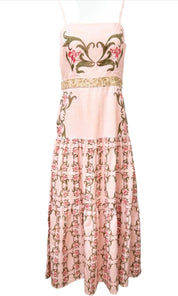 Asher Blush Midi Dress