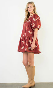 Boot Scootin Mini Dress