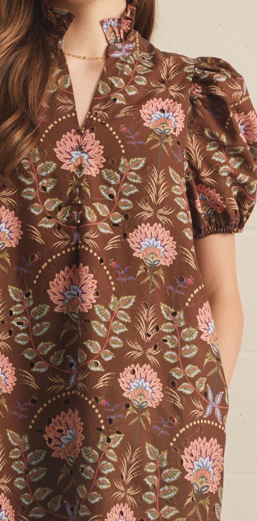 Fall Into Floral Dress