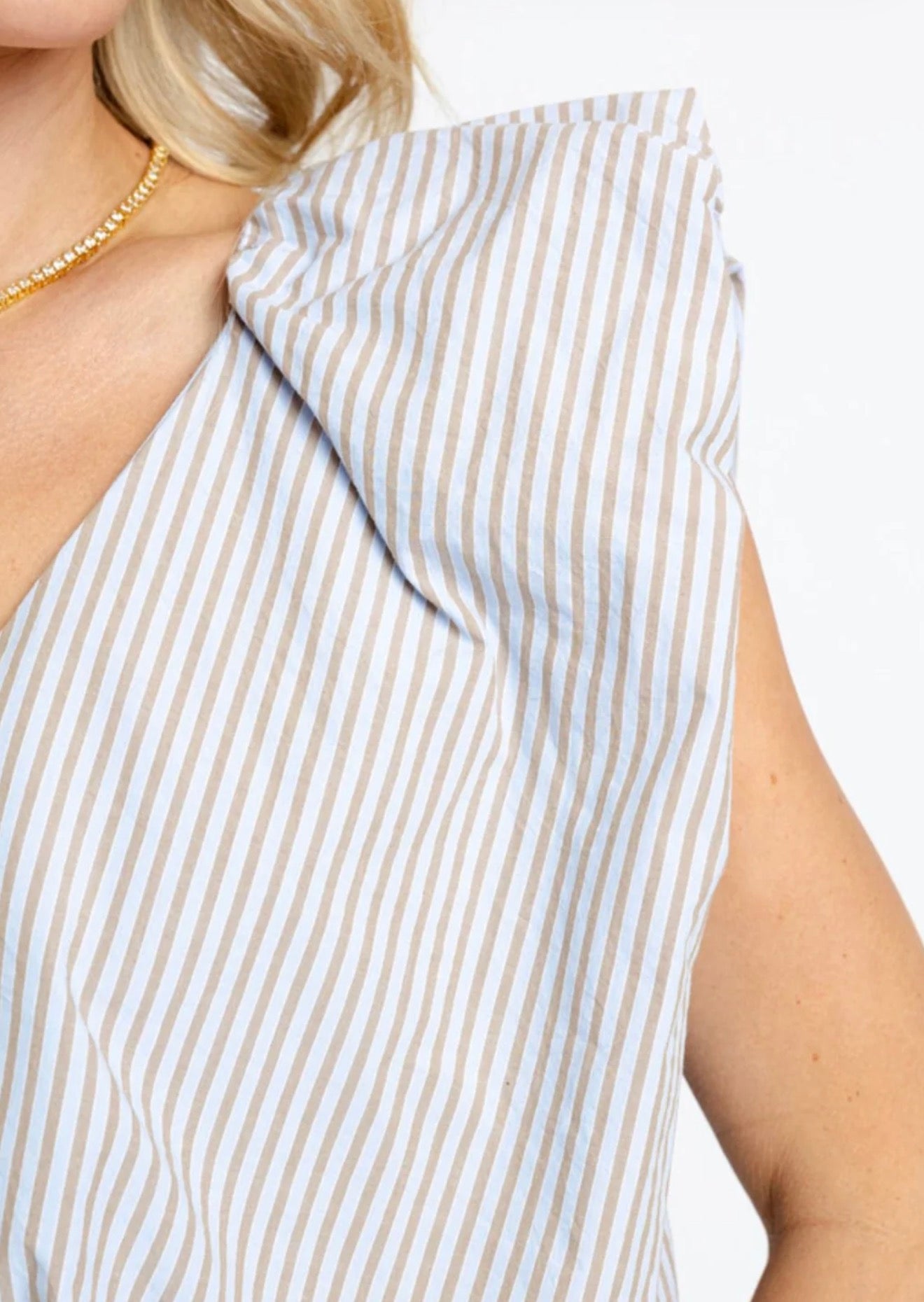 Stripe Bubble Top