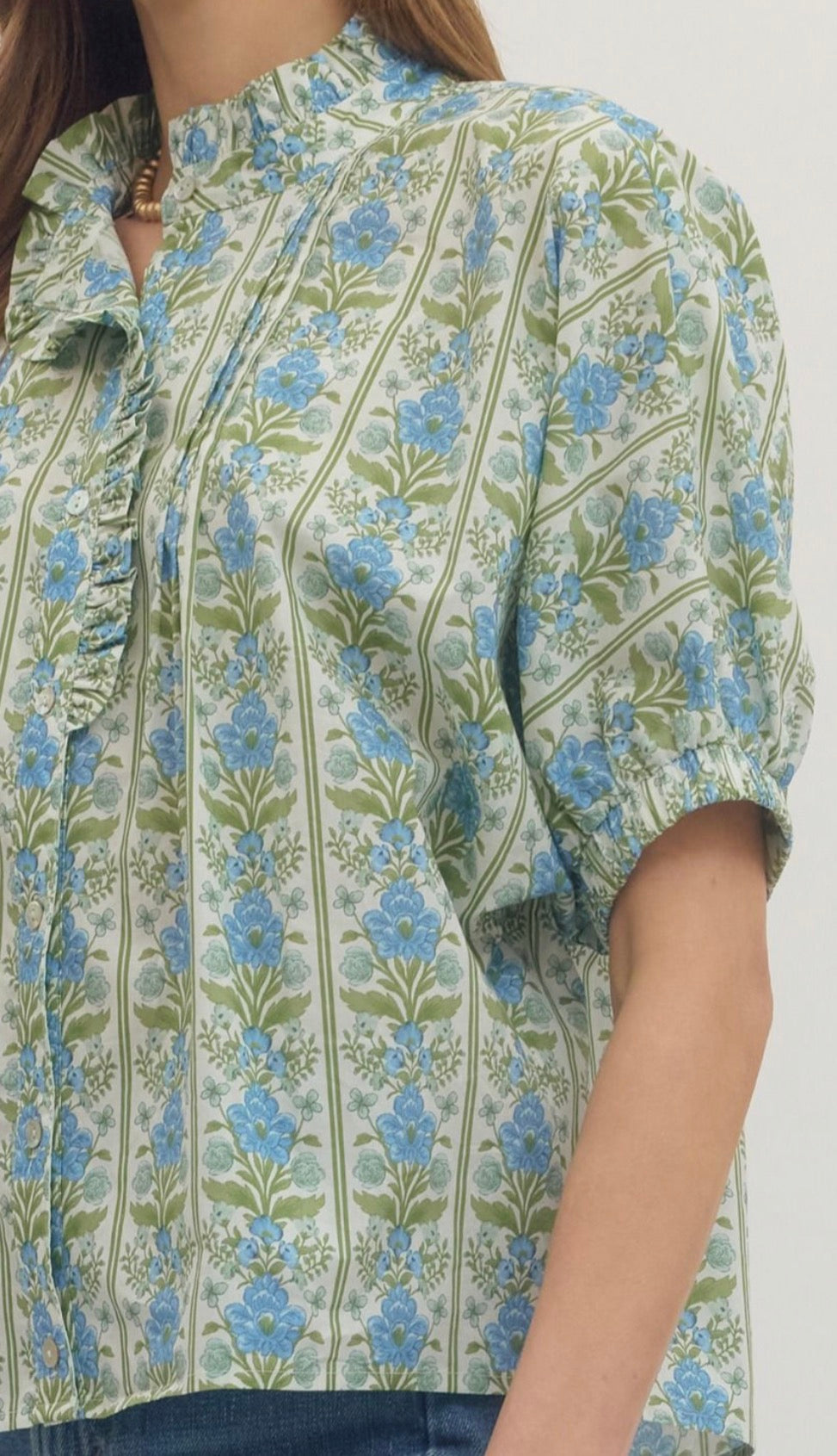 Floral Vines Top