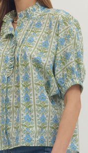 Floral Vines Top