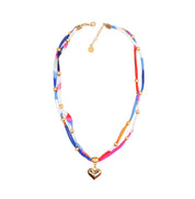 Fizz Fabric Necklace