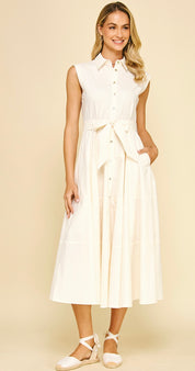 Cream Maxi Dress
